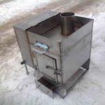 Печь для бани из металла своими руками: чертежи, фото, видео